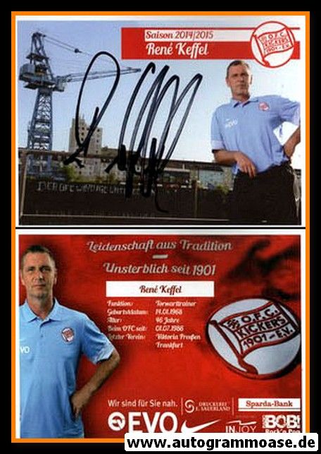 Autogramm Fussball | Kickers Offenbach | 2014 | Rene KEFFEL