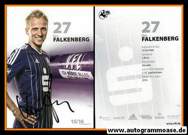 Autogramm Fussball | VfL Osnabrück | 2015 | Kim FALKENBERG