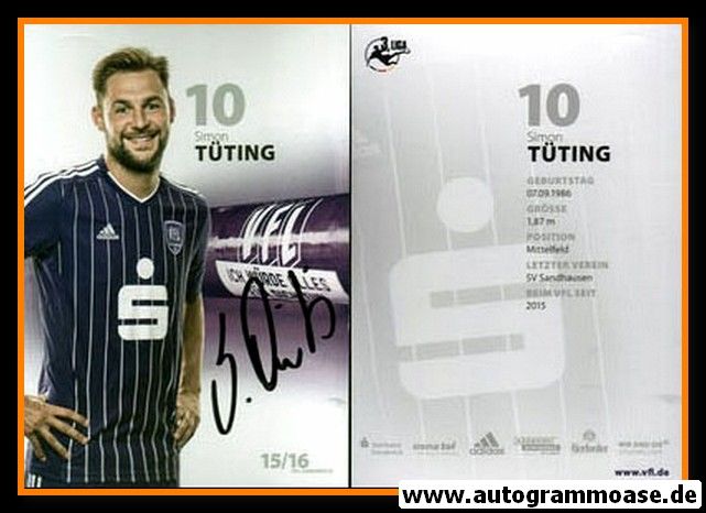 Autogramm Fussball | VfL Osnabrück | 2015 | Simon TÜTING