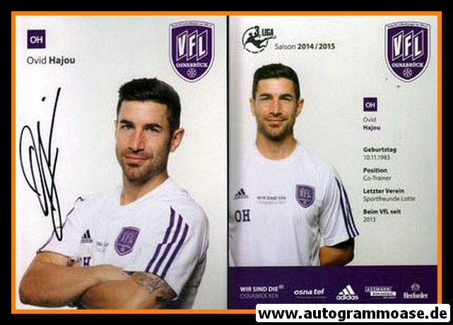 Autogramm Fussball | VfL Osnabrück | 2014 | Ovid HAJOU