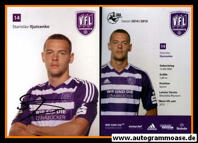Autogramm Fussball | VfL Osnabrück | 2014 | Stanislav ILJUTCENKO