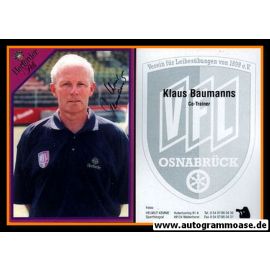 Autogramm Fussball | VfL Osnabrück | 1990er | Klaus BAUMANNS