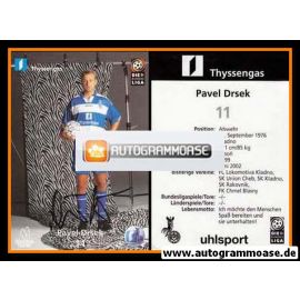 Autogramm Fussball | MSV Duisburg | 1999 | Pavel DRSEK