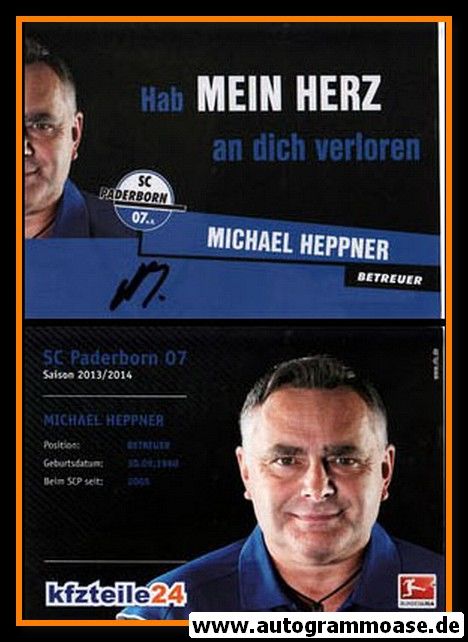 Autogramm Fussball | SC Paderborn 07 | 2013 | Michael HEPPNER