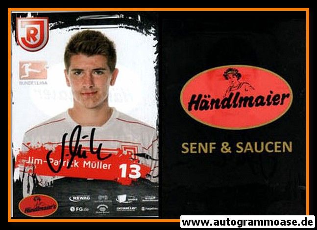 Autogramm Fussball | SSV Jahn Regensburg | 2012 | Jim-Patrick MÜLLER