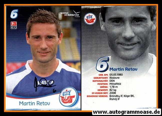 Autogramm Fussball | Hansa Rostock | 2009 | Martin RETOV