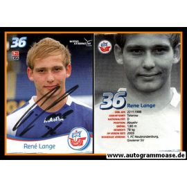 Autogramm Fussball | Hansa Rostock | 2009 | Rene LANGE
