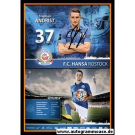 Autogramm Fussball | Hansa Rostock | 2015 | Stephan ANDRIST