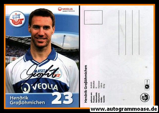 Autogramm Fussball | Hansa Rostock | 2010 | Hendrik GROSSÖHMICHEN