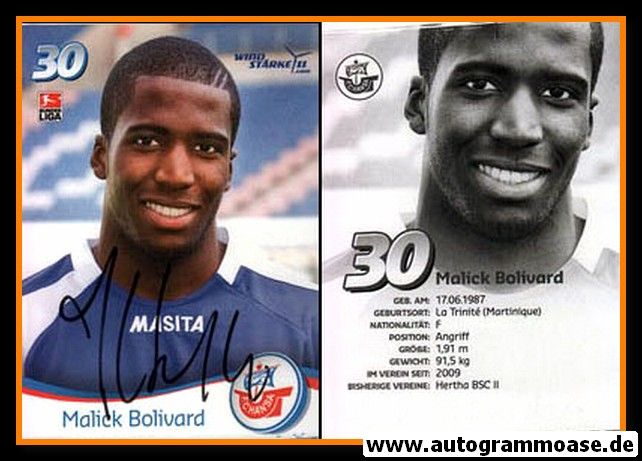 Autogramm Fussball | Hansa Rostock | 2009 | Malick BOLIVARD