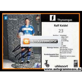 Autogramm Fussball | MSV Duisburg | 1999 | Ralf KEIDEL