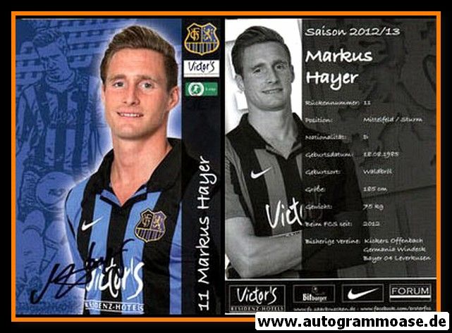 Autogramm Fussball | 1. FC Saarbrücken | 2012 | Markus HAYER