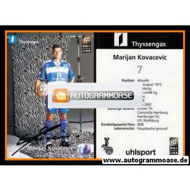 Autogramm Fussball | MSV Duisburg | 1999 | Marijan KOVACEVIC