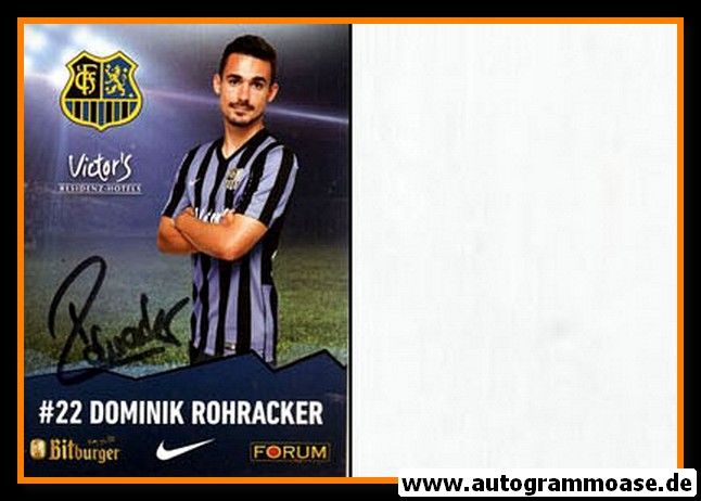 Autogramm Fussball | 1. FC Saarbrücken | 2015 | Dominik ROHRACKER