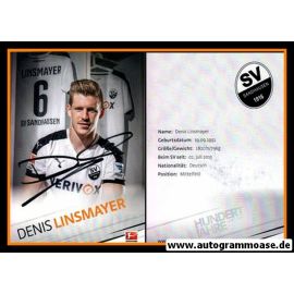 Autogramm Fussball | SV Sandhausen | 2015 | Denis LINSMAYER