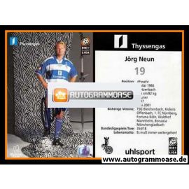 Autogramm Fussball | MSV Duisburg | 1999 | Jörg NEUN