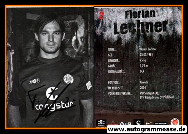 Autogramm Fussball | FC St. Pauli | 2008 | Florian LECHNER