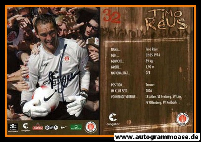 Autogramm Fussball | FC St. Pauli | 2007 | Timo REUS