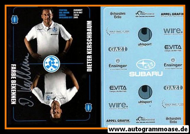 Autogramm Fussball | Stuttgarter Kickers | 2014 | Dieter KERSCHBAUM