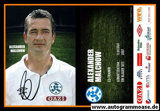 Autogramm Fussball | Stuttgarter Kickers | 2011 | Alexander MALCHOW
