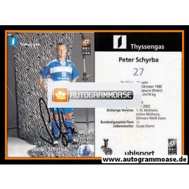 Autogramm Fussball | MSV Duisburg | 1999 | Peter SCHYRBA