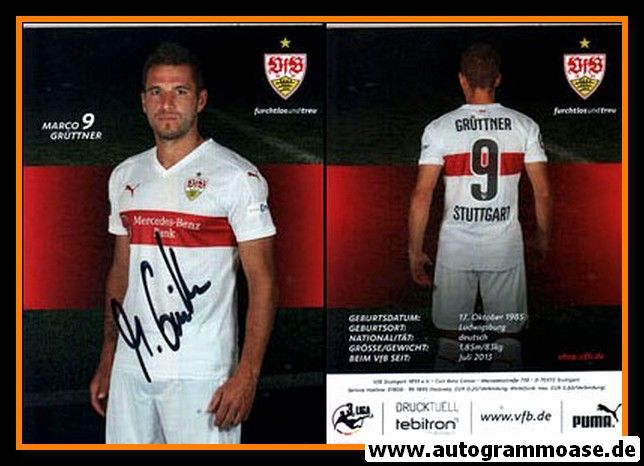 Autogramm Fussball | VfB Stuttgart II | 2015 | Marco GRÜTTNER