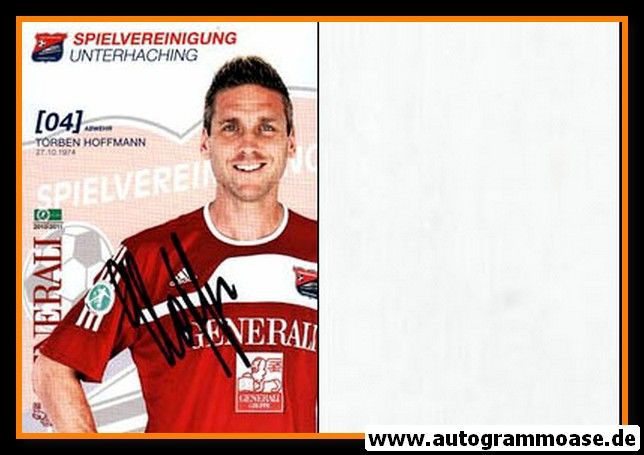 Autogramm Fussball | SpVgg Unterhaching | 2010 | Torben HOFFMANN