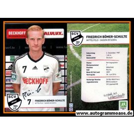 Autogramm Fussball | SC Verl | 2013 | Friedrich BÖMER-SCHULTE