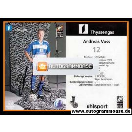 Autogramm Fussball | MSV Duisburg | 1999 | Andreas VOSS