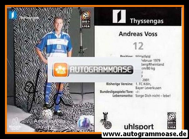 Autogramm Fussball | MSV Duisburg | 1999 | Andreas VOSS