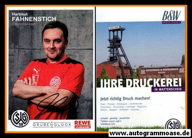 Autogramm Fussball | SG Wattenscheid 09 | 2015 | Hartmut FAHNENSTICH