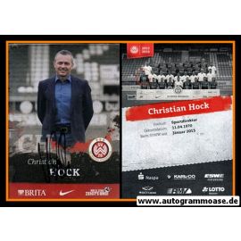 Autogramm Fussball | SV Wehen Wiesbaden | 2015 | Christian HOCK