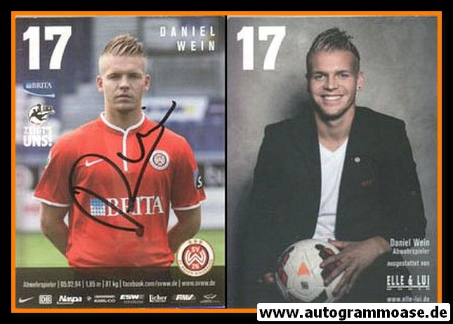 Autogramm Fussball | SV Wehen Wiesbaden | 2014 | Daniel WEIN