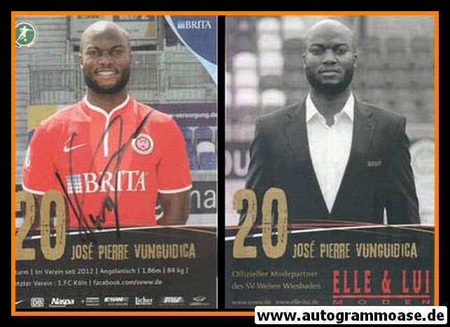 Autogramm Fussball | SV Wehen Wiesbaden | 2013 | Jose Pierre YUNGUIDICA