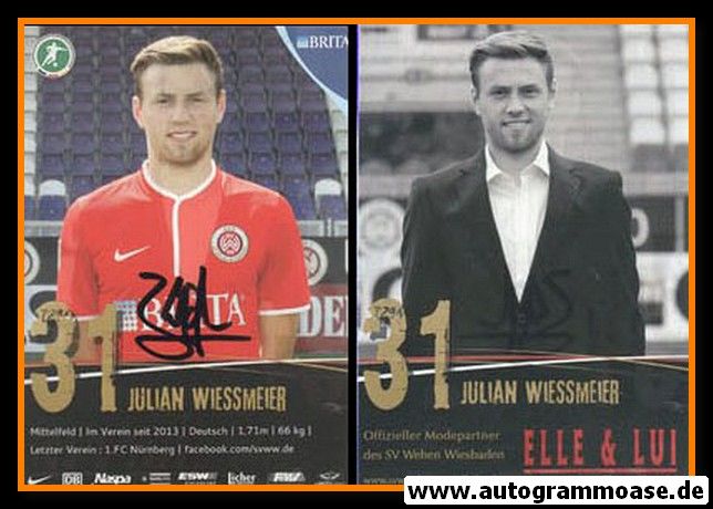 Autogramm Fussball | SV Wehen Wiesbaden | 2013 | Julian WIESSMEIER