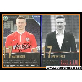 Autogramm Fussball | SV Wehen Wiesbaden | 2013 | Martin RÖSER