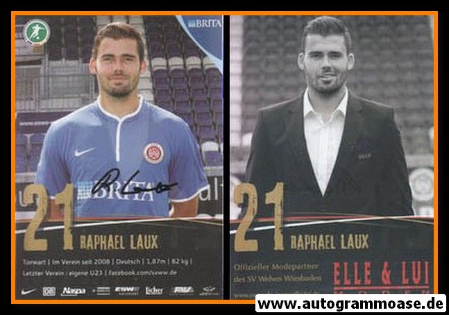 Autogramm Fussball | SV Wehen Wiesbaden | 2013 | Raphael LAUX