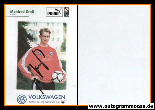 Autogramm Fussball | VfL Wolfsburg | 1997 | Manfred KROSS