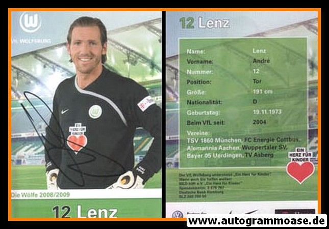 Autogramm Fussball | VfL Wolfsburg | 2008 | Andre LENZ