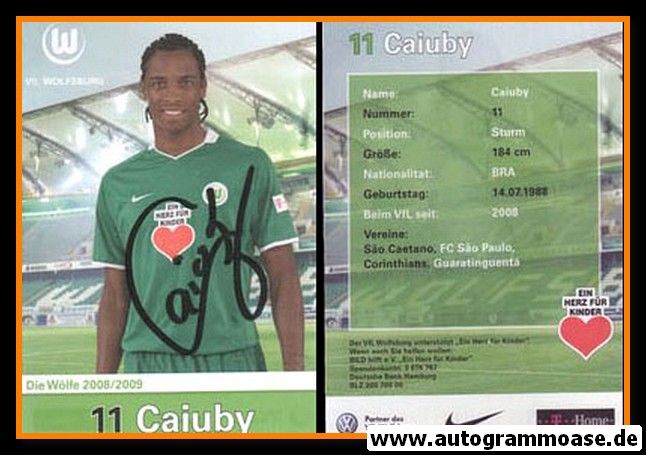 Autogramm Fussball | VfL Wolfsburg | 2008 | CAIUBY