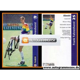 Autogramm Fussball | VfL Bochum | 1997 | Frank FAHRENHORST