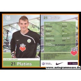 Autogramm Fussball | VfL Wolfsburg | 2008 | Patrick PLATINS