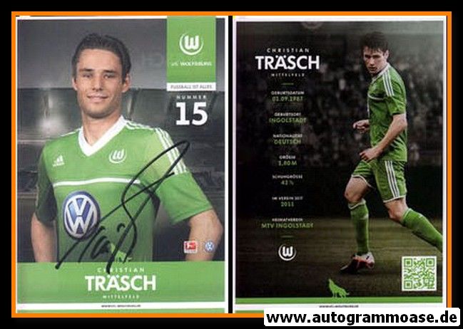 Autogramm Fussball | VfL Wolfsburg | 2012 | Christian TRÄSCH