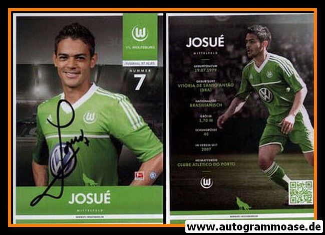 Autogramm Fussball | VfL Wolfsburg | 2012 | JOSUE