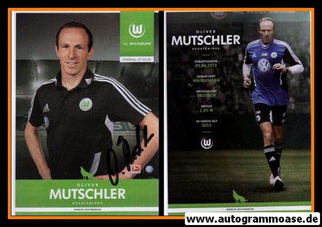 Autogramm Fussball | VfL Wolfsburg | 2012 | Oliver MUTSCHLER