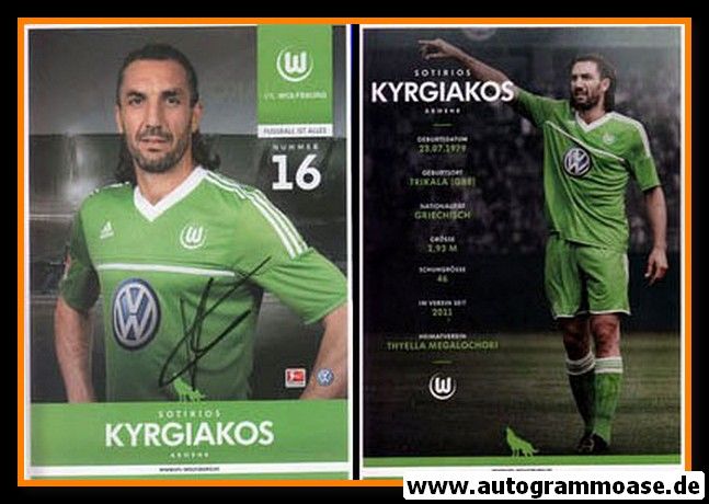 Autogramm Fussball | VfL Wolfsburg | 2012 | Sotirios KYRGIAKOS
