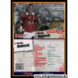 Autogramm Fussball | FSV Zwickau | 2013 | Nicolas HEBISCH
