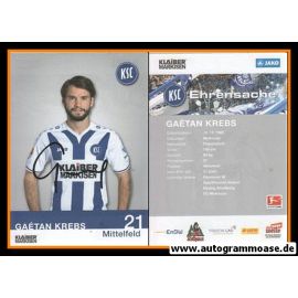 Autogramm Fussball | Karlsruher SC | 2015 | Gaetan KREBS
