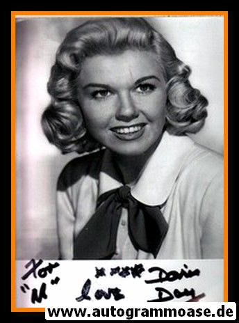 Autogramm Film (USA) | Doris DAY | 1940er Foto Retro (Portrait SW)