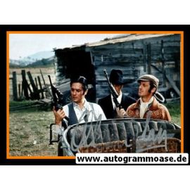 Autogramm Film (FR) | Alain DELON | 1970 Foto "Borsalino"